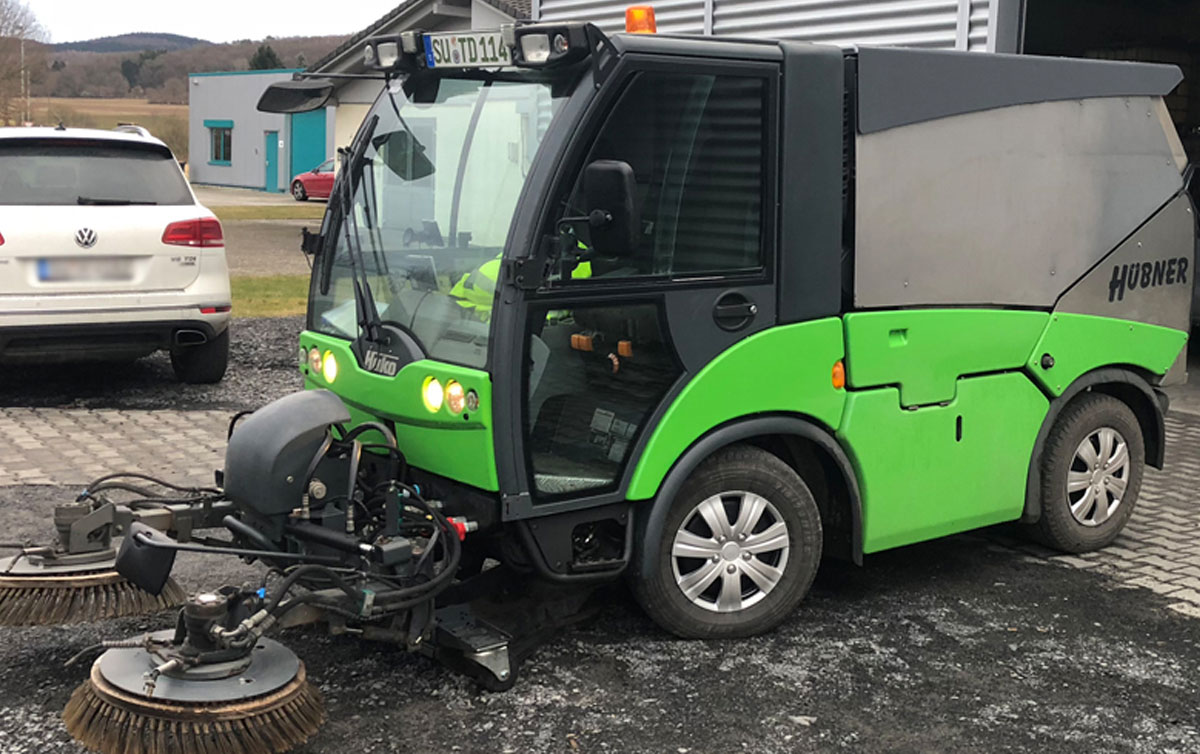 Grauflächenpflege NRW, Fahrzeug für Grauflächenpflege
